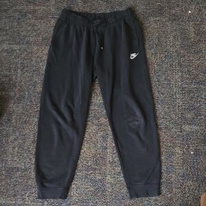 Nike Black Jogger Sweatpants Size Medium
